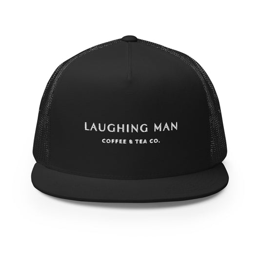 Laughing Man Retro Logo Trucker Cap