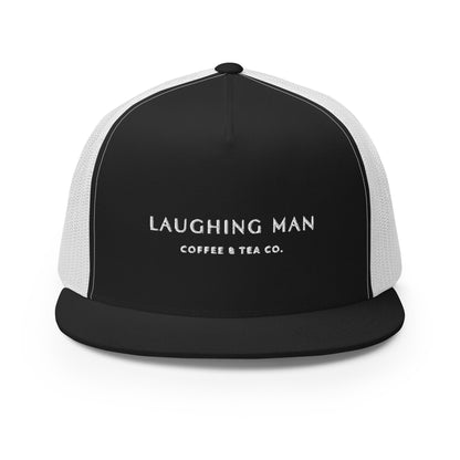 Laughing Man Retro Logo Trucker Cap