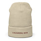 Laughing Man Signature Logo Waffle Beanie