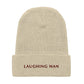 Laughing Man Signature Logo Waffle Beanie