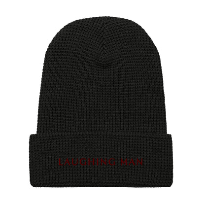 Laughing Man Signature Logo Waffle Beanie