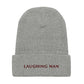 Laughing Man Signature Logo Waffle Beanie