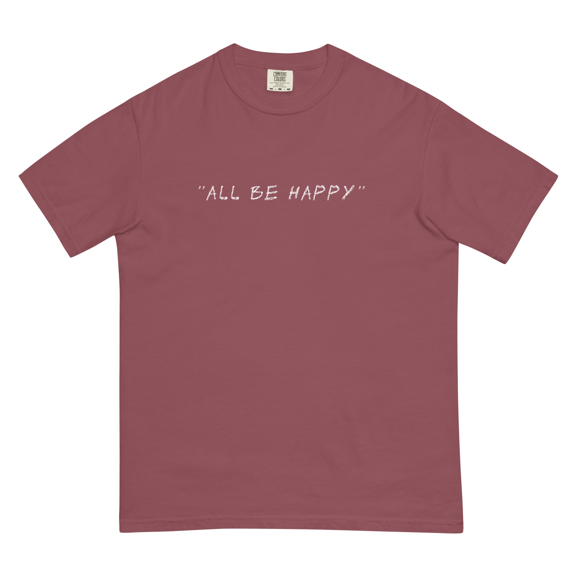 All Be Happy Heritage Garment-Dyed Tee - Laughing Man Coffee